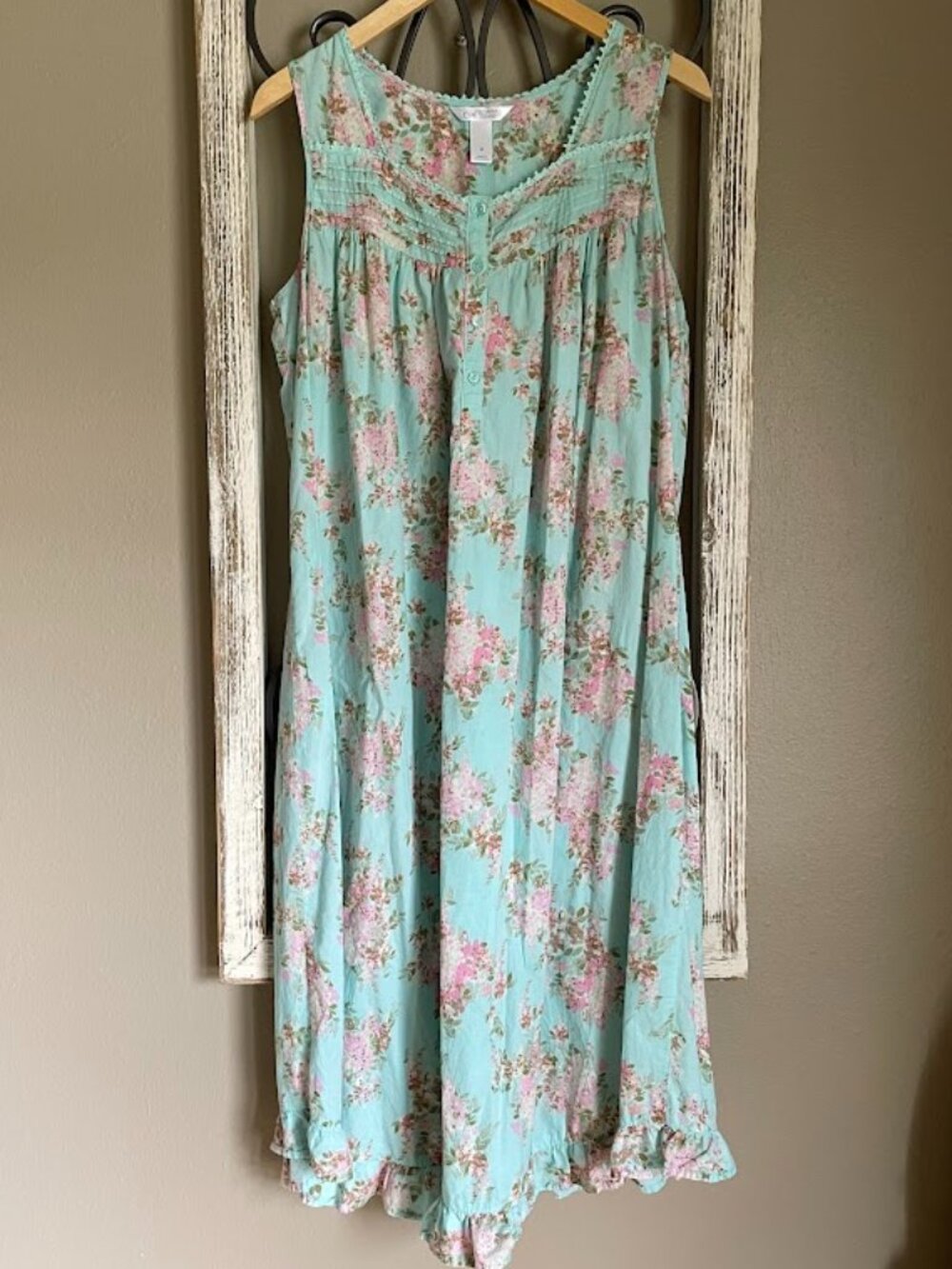 Adonna Floral Nightgown, Sleep Dress Cottagecore, Grandmacore, vintage farm